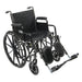 Proactive Medical Black Chariot II Wheelchair K2 With Legrest View