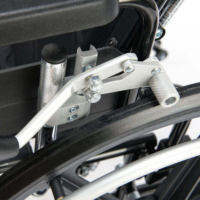 Proactive-Medical Chariot IV XTC-RC Reclining Wheelchair Wheel Locks View