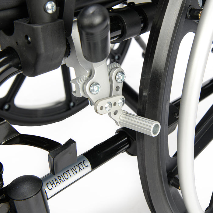 Proactive Medical Chariot IV XTC Wheelchair (K4) Push TO Lock Wheel View