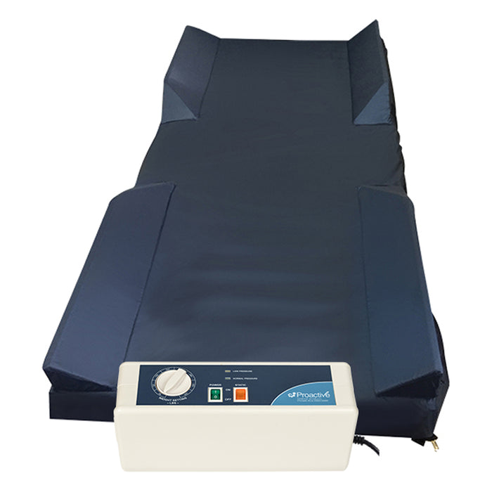 Proactive Medical Protekt® Aire 3500 LAL Alternating Pressure Mattress Raised Bolsters With Air Pump View