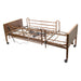 Proactive Medical Protekt Akra FE Full Electric Bed Frame Only With Full Side Rails In Fully Flat Position View