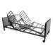 Proactive Medical Protekt Akra FE Full-Electric Low Bed Frame With Elevated Head And Knee Sections With Half Bed Rails.