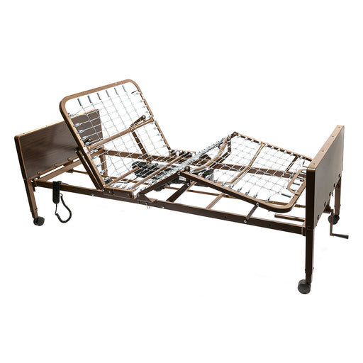 Proactive Medical Protekt Akra SE Semi Electric Bed Frame Only In Fully Raised Position Without Side Rails View