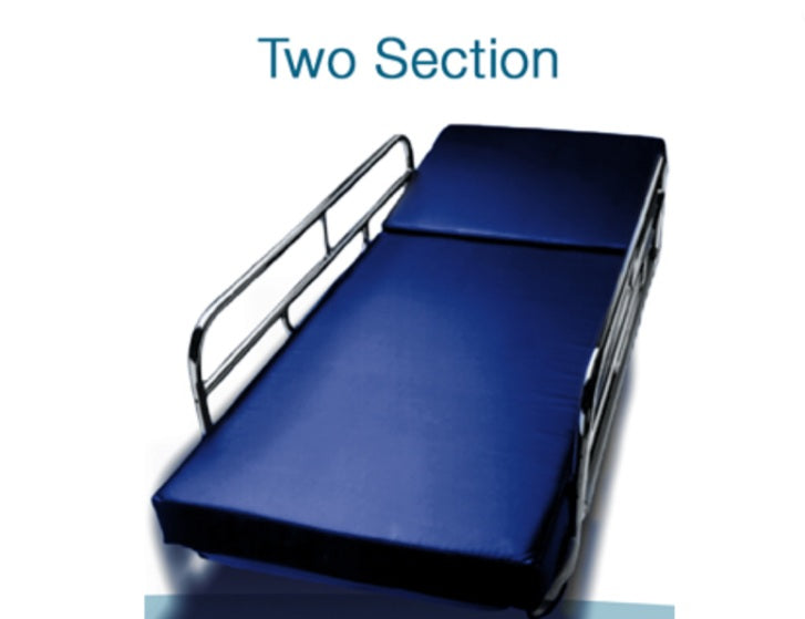 Proactive-Medical Protekt® Basic Two Section Stretcher Pad In A Bed Frame View