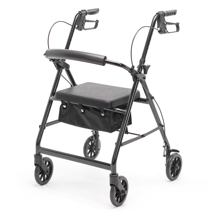 Proactive Medical Protekt Black Aluminum Rollator View