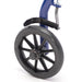 Proactive Medical Protekt Blue Aluminum Rollator KD 6inch Black Casters With Metal Frame View