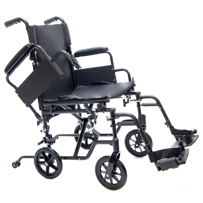 Proactive-Medical Protekt Cambria™ Transport/Wheelchair Combo Transport Setting Removable Armrest View