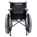 Proactive-Medical Protekt Cambria™ Transport/Wheelchair Combo In Wheelchair Setting With Logo Rear View