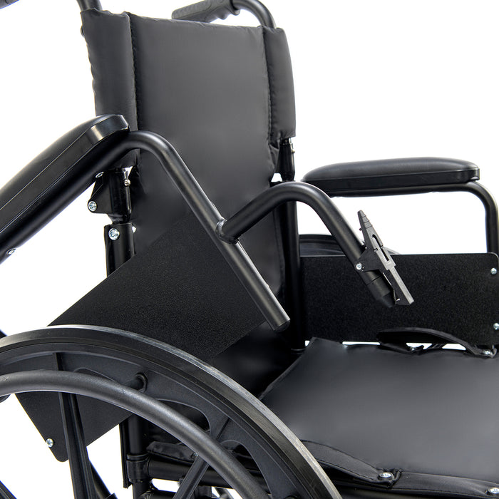 Proactive-Medical Protekt Cambria™ Transport/Wheelchair Combo In Wheelchair Setting Removable Armrests View