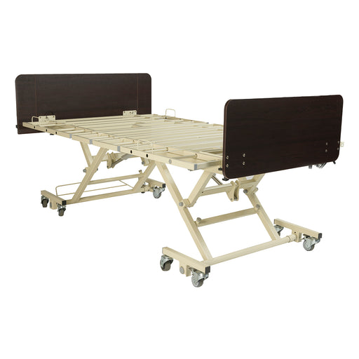 Proactive Medical Protekt Protopia BARI EXP Ultra Low Long Term Care Bed Frame Fully Elevated Flat Position View