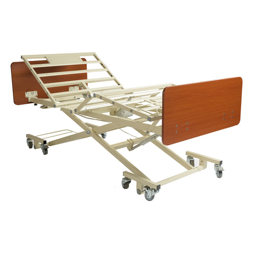 Proactive Medical Protekt Protopia Ultra Low Long Term Care Bed Frame Fully Elevated In Raised Head And Knee Position