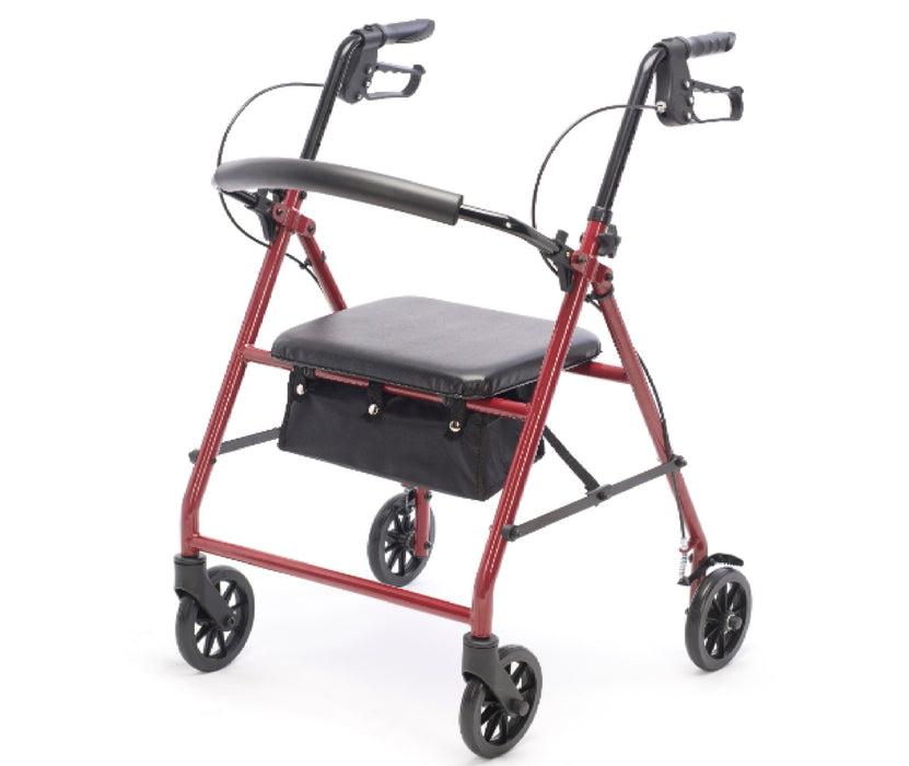 Proactive Medical Protekt Red Steel Rollator KD View