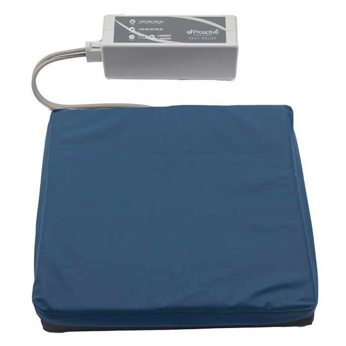 Proactive Medical Protekt® Seat Relief Alternating Pressure Seat Cushion System Pump With Seat Cushion View