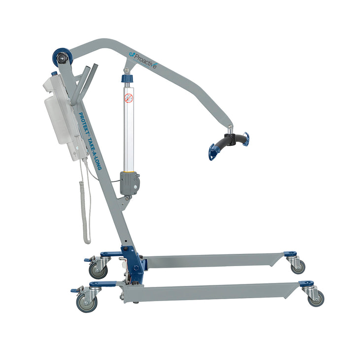 Proactive Medical Protekt® Take-A-Long Folding Electric Patient Lift In Side View