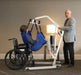 Proactive Medical Protekt® Transformer Hydraulic Patient Lift With Patient And Caregiver In Wheelchair Transfer View