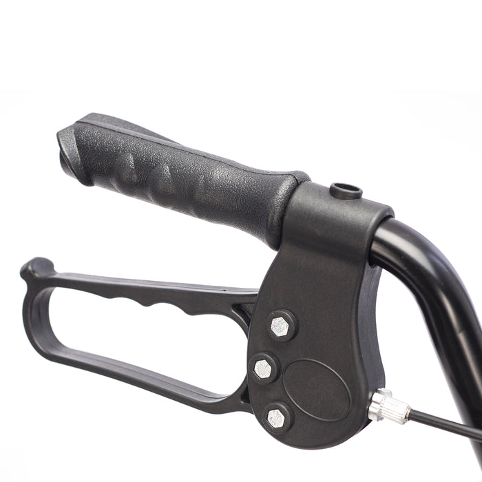 Proactive Medical Protekt® Heavy Duty Bariatric Rollator Handlebar And Handbrake View