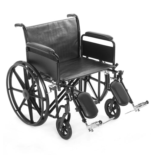 Proactive Medical Titus Bariatric Wheelchair K7 With Swing Away Footrests View