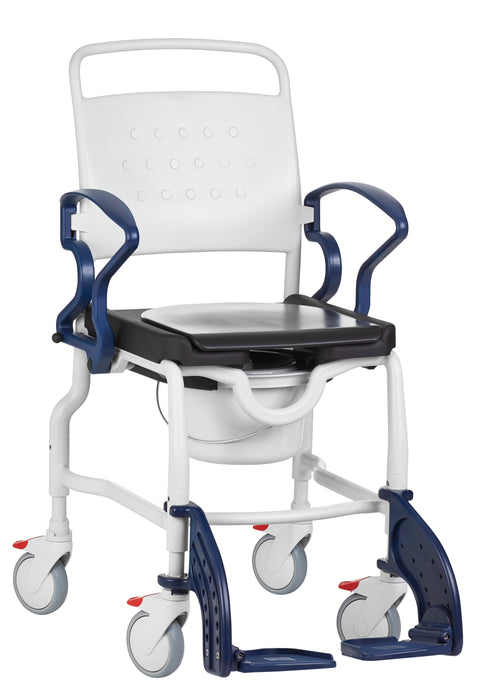 Rebotec Frankfurt Height Adjustable Shower Commode Chair View