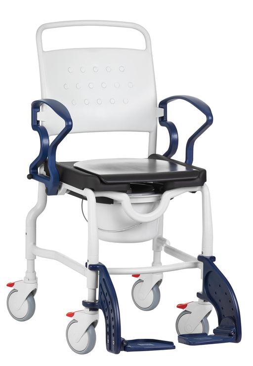 Rebotec Frankfurt Height Adjustable Shower Commode Chair View