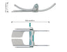 Rizeup Raizer M Medical Lifting Chair With Headrest For Safe Patient Handling Measurement