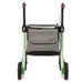 Rollz Air Carbon Rollator In Mint Green Showing A Rear Back Profile View.