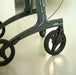 Rollz Air Carbon Rollator Close Up View Of The Durable Wheels.
