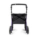 Rollz Flex Lightweight Rollator Walker With Seat With Shopping Bag Rear View