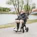 Rollz Motion Electric Wheelchair and Rollator Walker In Wheelchair With Rider View