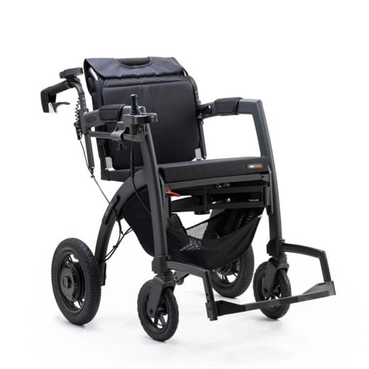 Rollz Motion Electric Wheelchair and Rollator Walker View