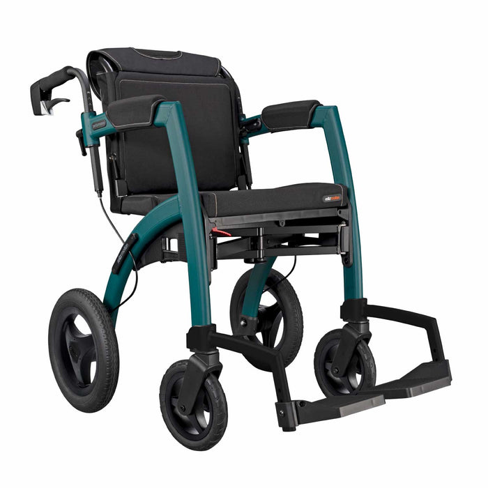 Rollz Motion Performance 2 in 1 All Terrain Rollator Walker And Wheelchair In Wheelchair View