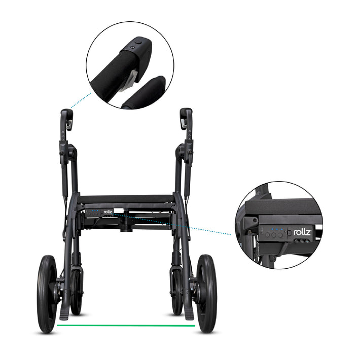 Rollz Motion Rhythm Parkinson s Walker Handle Bar And Laser Cues View