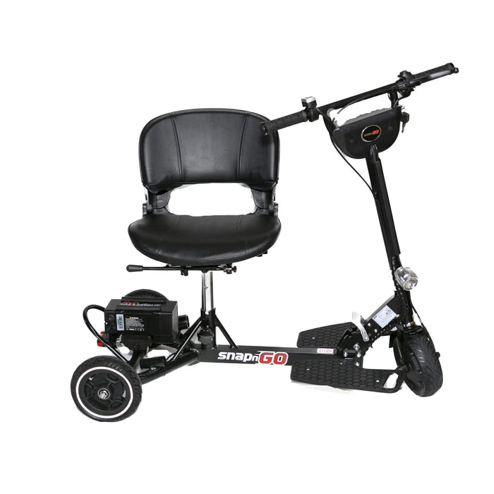 SNAPnGO Mobility Scooter Sport Edition Rider Seat And Steering Handle View