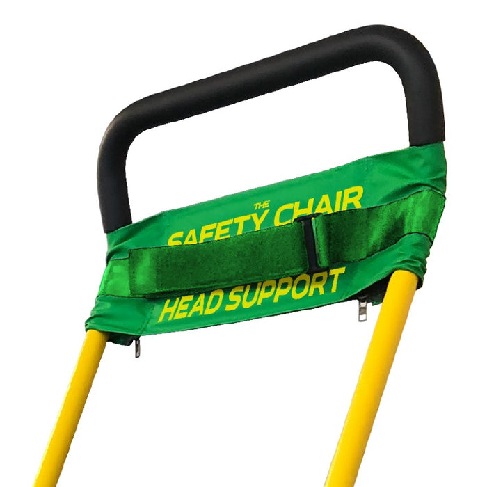 Green Safety Chair EV 7000 Bariatric Non Bariatric Emergency Evacuation Chair Adjustable Self Braking Tracks Support Immobilization Strap Image