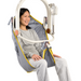 Savaria High Easy Sling with Clip Attachments Full-Body Patient Transfer Sling with Head Support for Safe, Hygienic Home And Healthcare Transfers In Diagonal View