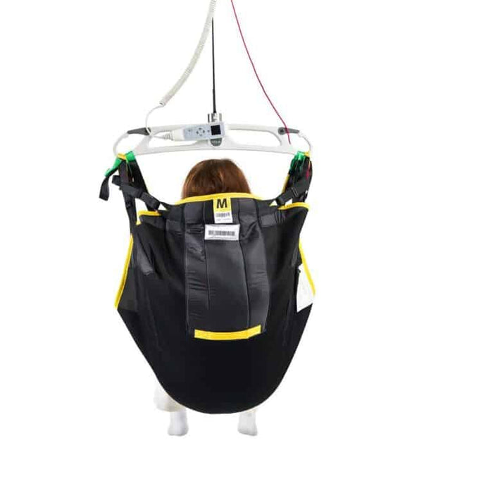Savaria In-Situ Deluxe Leg And Head Support Full-Body Transfer Sling With Divided Leg Support In Back View