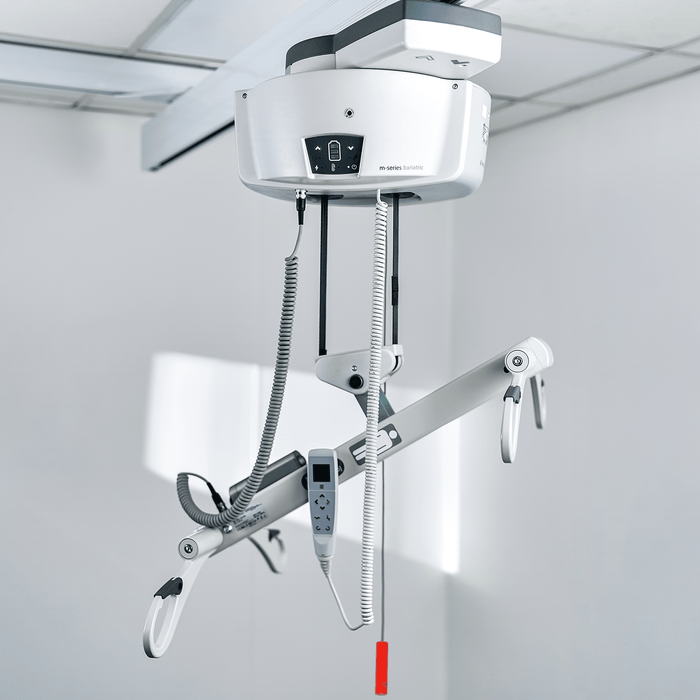 Savaria M-Series Bariatric Ceiling Lift With Up To 1,200 lb Capacity Bariatric Patient Hoist For Safe Hospital Transfers In Home Care Setting