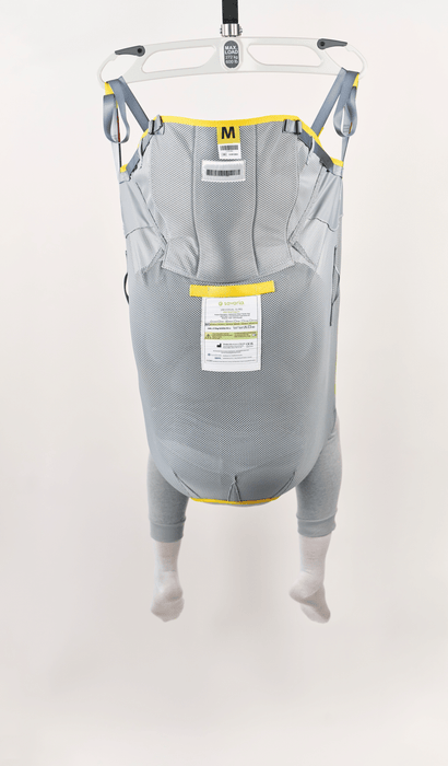 Savaria Universal Sling With Arched Head Support Full-Body Patient Lift Sling Featuring Adjustable Padded Head Support In Back View