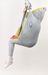 Savaria Universal Sling With Arched Head Support Full-Body Patient Lift Sling Featuring Adjustable Padded Head Support In Side View