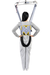 Savaria Walking Sling for Standing And Walking Assistance With Padded Support Sling In Back View 
