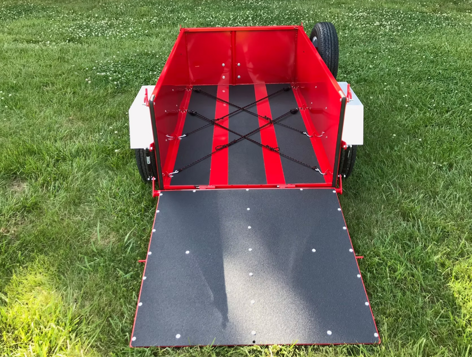 ScootaTrailerXL with Top and Rubber Photo Open