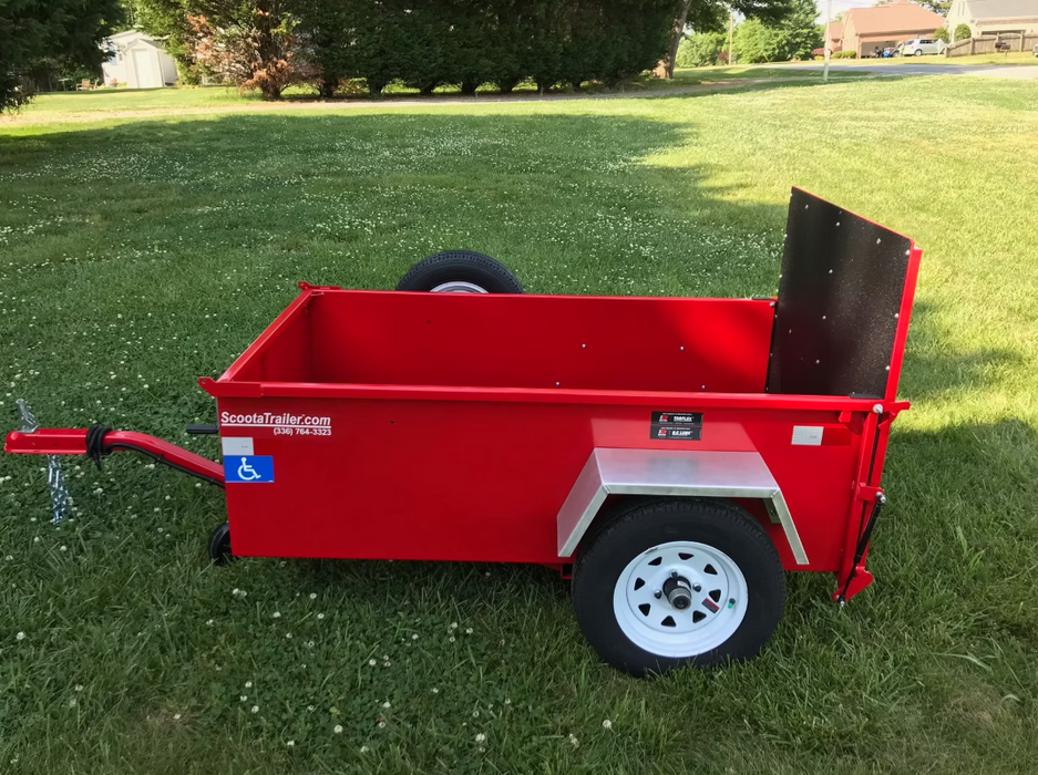 ScootaTrailerXL Side View Left Angle