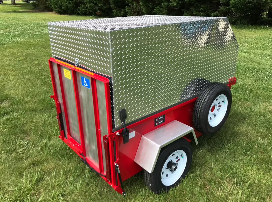 ScootaTrailerXL with Top and Rubber Photo Clear and Full