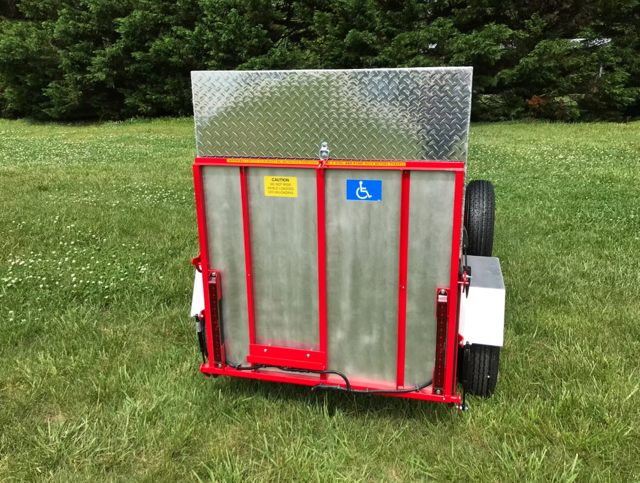 ScootaTrailerXL with Top and Rubber Photo Full Back