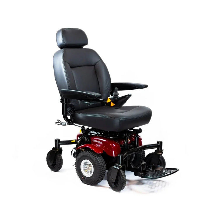 Side Profile Shoprider 6Runner 10" Power Chair Scooter Mid-Size, Six-Wheel Drive, Reclining Seat, Smooth Maneuverability and Independent Mobility
