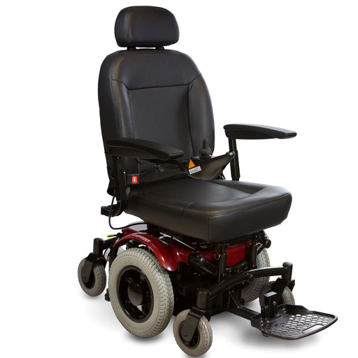 Reliable Shoprider 6Runner 14 Power Chair Scooter Heavy Duty Mid-Wheel Drive Wheelchair 450 lb Capacity, Reclining Captain Seat and Full Suspension