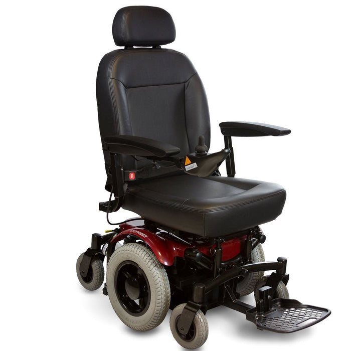 Reliable Shoprider 6Runner 14 Power Chair Scooter Heavy Duty Mid-Wheel Drive Wheelchair 450 lb Capacity, Reclining Captain Seat and Full Suspension