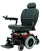 Side View Shoprider 6Runner 14 Power Chair Scooter Heavy Duty Mid-Wheel Drive Wheelchair 450 lb Capacity, Reclining Captain Seat and Full Suspension