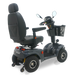 Back View Shoprider Expedition XL4 TE9 Grey 4-Wheel Mobility Scooter 350lb Capacity, Deluxe Captain’s Seat, Pneumatic Wheels, USB Charging and All-Terrain Comfort