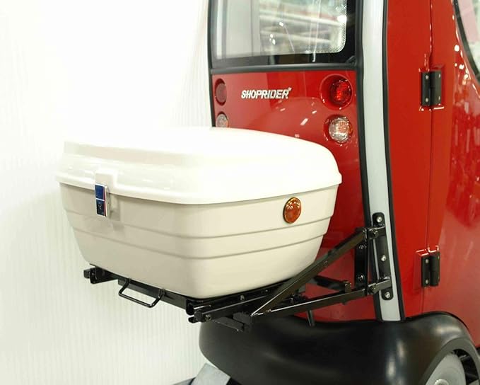 Details Shoprider Flagship Cabin Mobility Scooter All-Weather Enclosed Canopy, Full Suspension and Premium Features