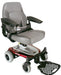 Red Shoprider Smartie Lightweight Power Wheelchair with Envirofriendly Long-Life Batteries Portable, High-Performance Mobility Solution